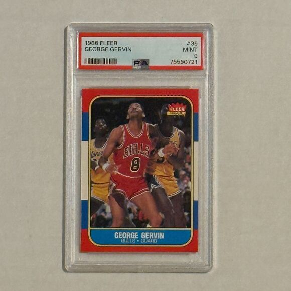 1986-87 FLEER BASKETBALL COMPLETE SET 1-132 11 stickers PSA Jordan Barkley Magic - Picture 11 of 16